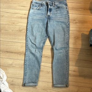Levi's Blue Straight Leg Jeans Classic Denim